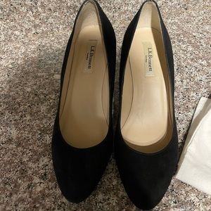 LK Bennett Black Suede Shoes